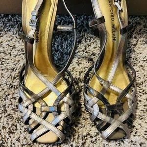 Antonio Melani Strappy Heels 8.5